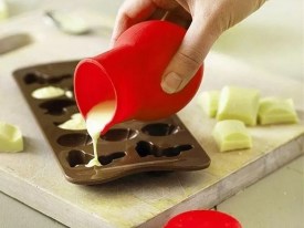 Jarrita silicona con tapa para chocolate